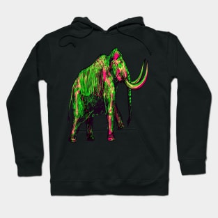 Mammoth Skeleton Interactive Magenta&Green Filter T-Shirt #2 By Red&Blue Hoodie